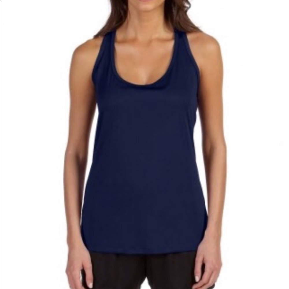 Alo Yoga Coolfit Racerback Tank Top Navy